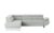 switch Ecksofa aus Mikrofaser Gio