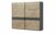 uno Schwebetürenschrank in Viking Oak hell Bilbao