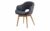 Gray & Jones Armlehnstuhl  mit Massivholzgestell Black Coast Two