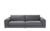 Bigsofa Anilinleder, veredelt in Nubuk-Optik King Size
