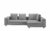 switch Ecksofa aus Mikrofaser Cora
