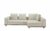 switch Ecksofa aus Mikrofaser Cora