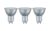 LED 3-er Pack GU10/ 6,5W, silber