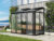 Gewächshaus FLORA 24 , BxT: ´263x 132 cm, Anlehngewächshaus mit 16 mm Doppelstegplatten, 2 Fenster, Einfachtür, Gewächshaus Aluminium, Tomatenhaus, Gartenhaus, Treibhaus, gewächshaus günstig, Glashaus