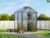 Gewächshaus COMPACT 199 x 137 cm, mit 16 mm Doppelstegplatten, 1 Fenster, Einfachtür, Gewächshaus Aluminium, Tomatenhaus, Gartenhaus, Treibhaus, gewächshaus günstig, Glashaus